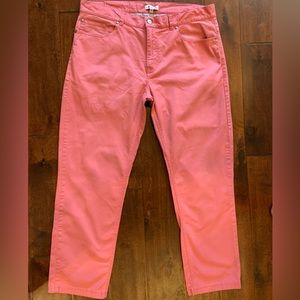 Peter Millar Mens Pants Size 38 Cape Red